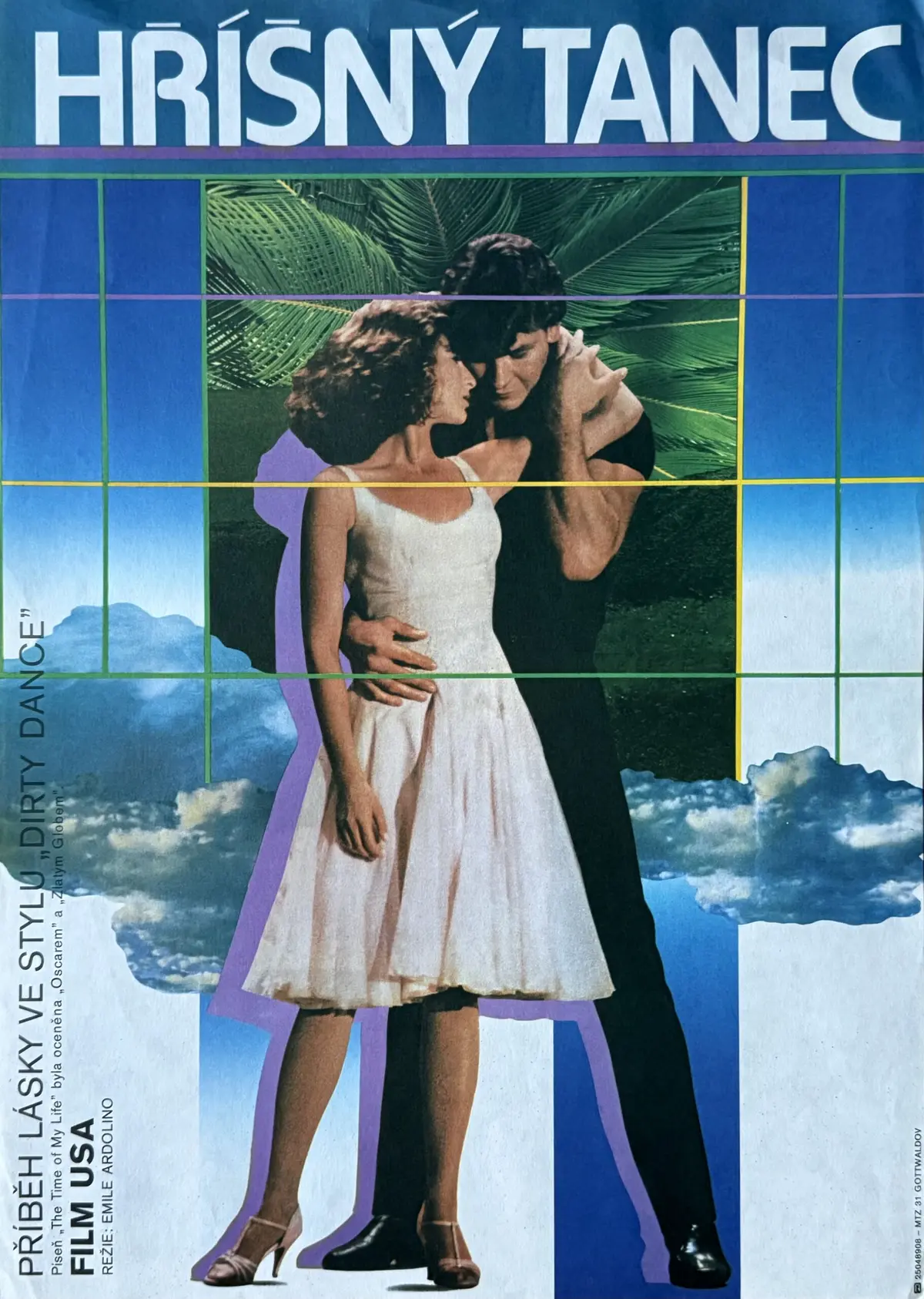 Original Dirty Dancing Movie Poster - Patrick Swayze
