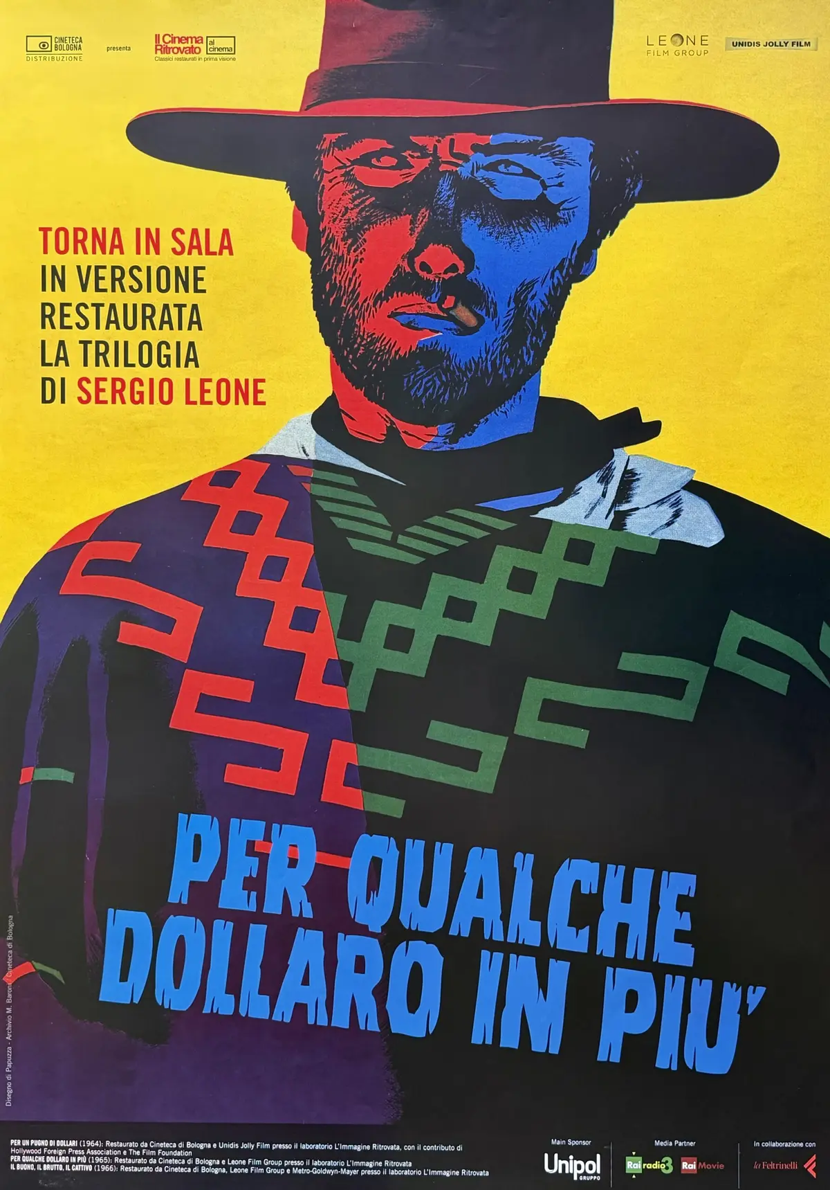 Original For a Few Dollars More Movie Poster - Clint Eastwood