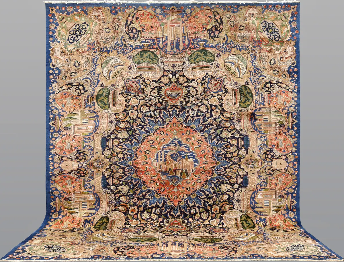 MATTA. Figural Kashmar, 390 x 295 cm.