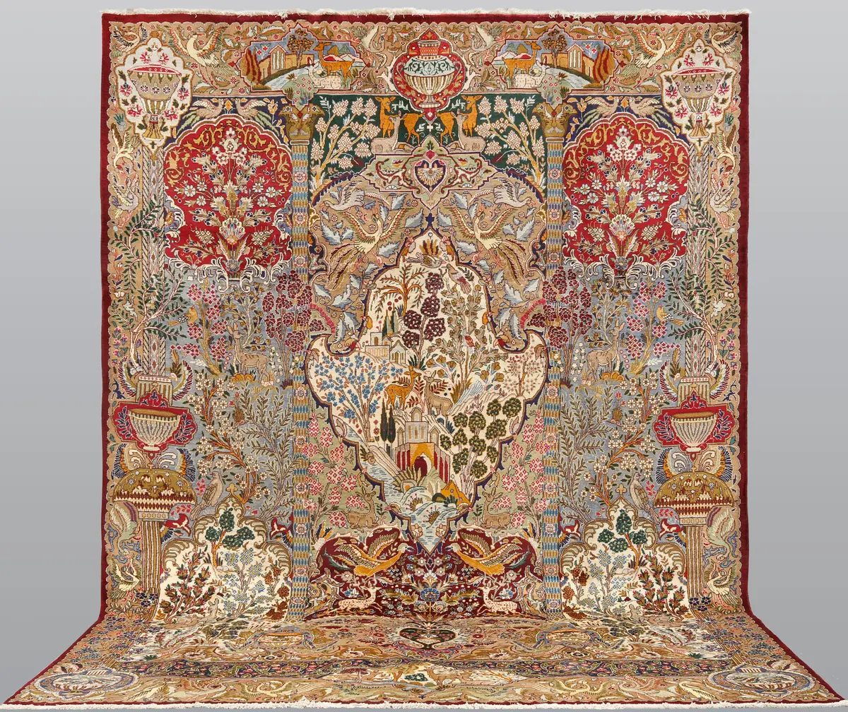 MATTA. Figural Kashmar, 400 x 300 cm.