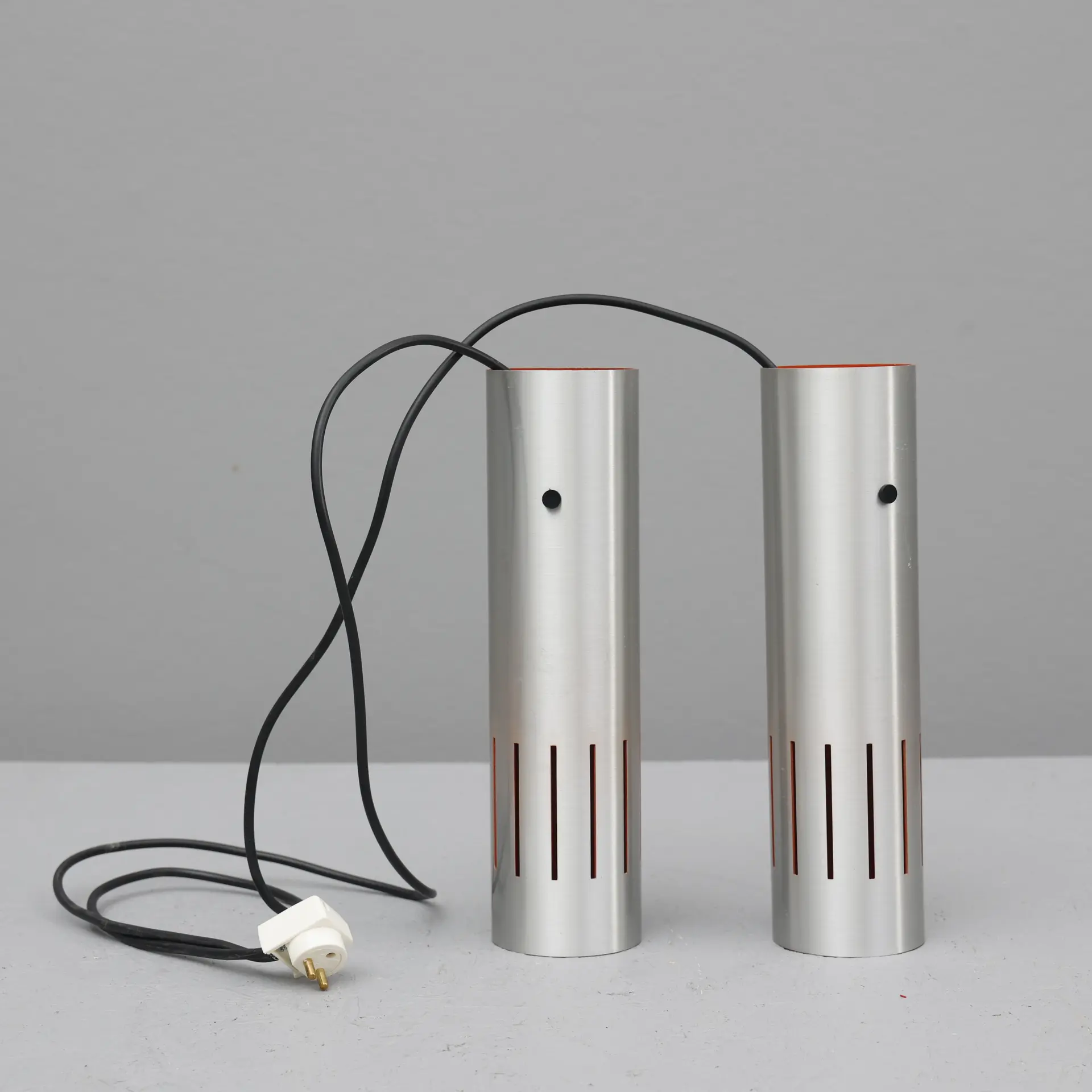 JO HAMMERBORG. Pendel, 2 delar, "Tromebone", Fog & Mörup, Danmark,1960-tal.
