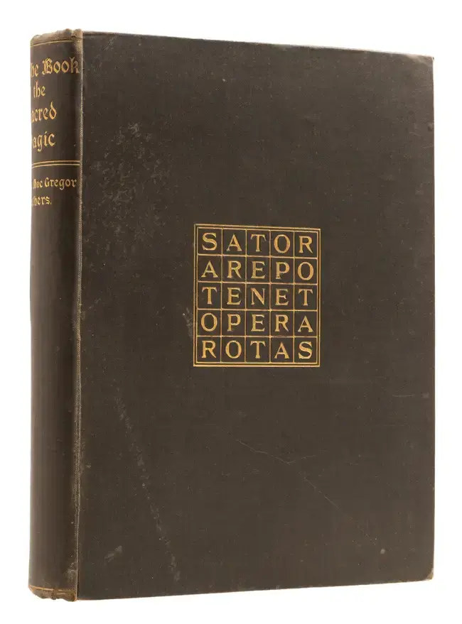 Mathers (S.L. MacGregor) The Book of the Sacred Magic, first edition