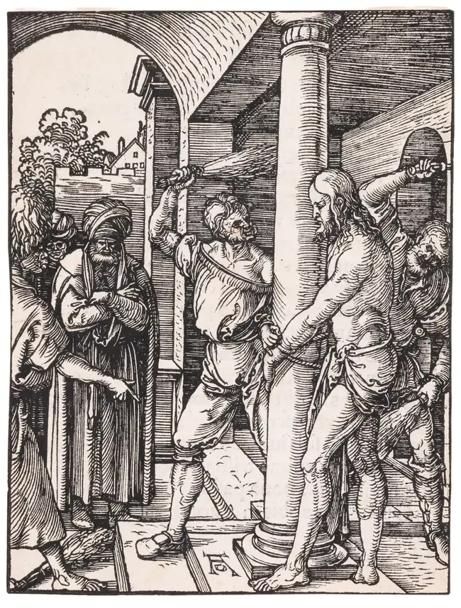 Albrecht Dürer (1471-1528) The Flagellation, from "The Small Passion"