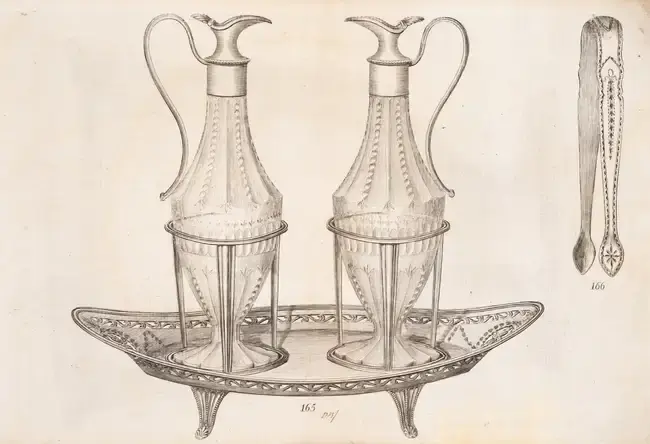 Silver.- Georgian illustrated trade catalogue.- [A Pattern book, with