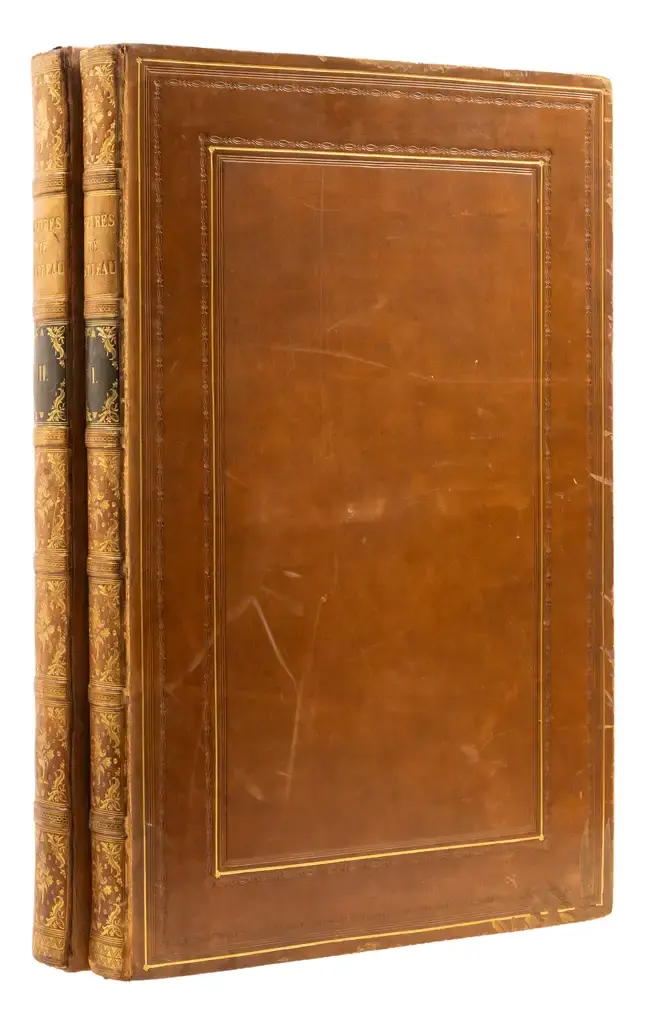 Watteau (Antoine) Figures de Differentes Caracteres de Paysages, &