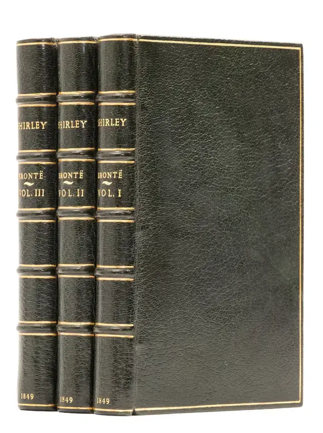 [Brontë (Charlotte)], "Currer Bell". Shirley. A Tale., 3 vol., first