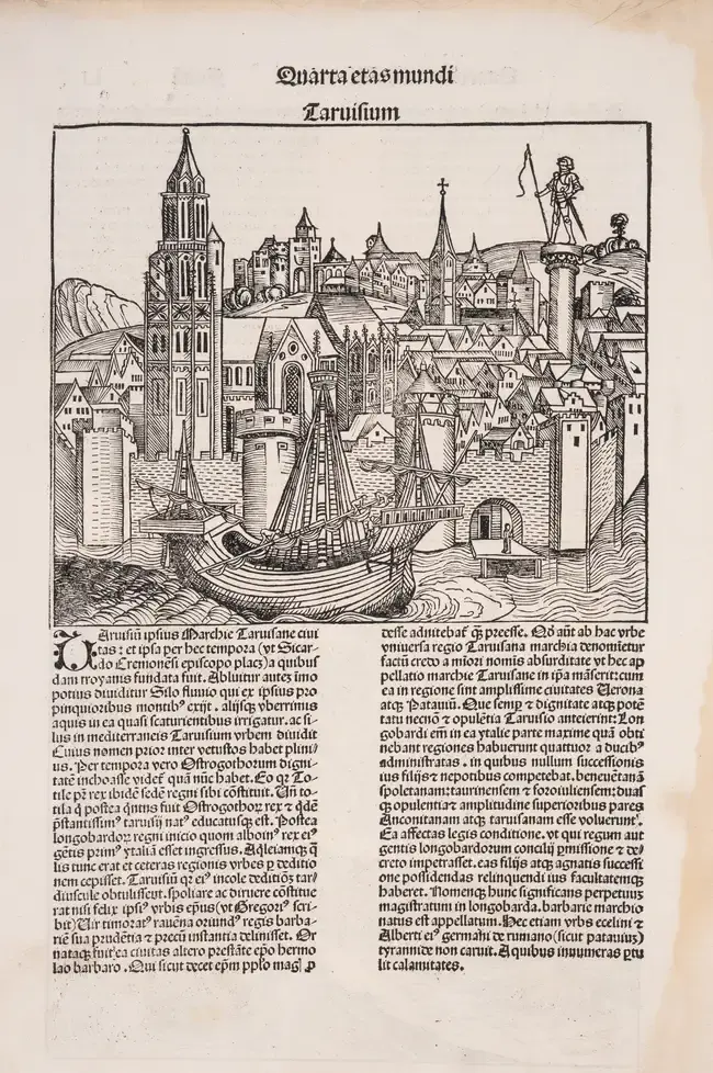 Early printed leaves.- Schedel (Hartmann) Collection of 100 leaves