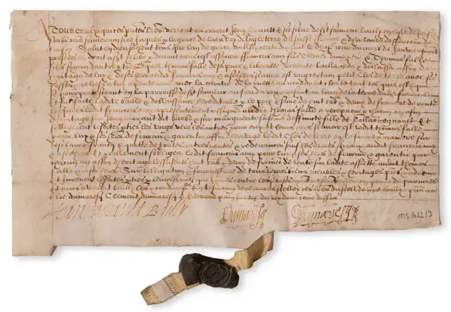 Jersey.- 3 Jersey charters, in French, single-sheet documents on vellum