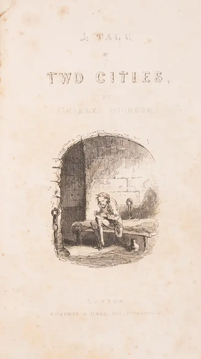 Dickens (Charles) A Tale of Two Cities, first edition in book form