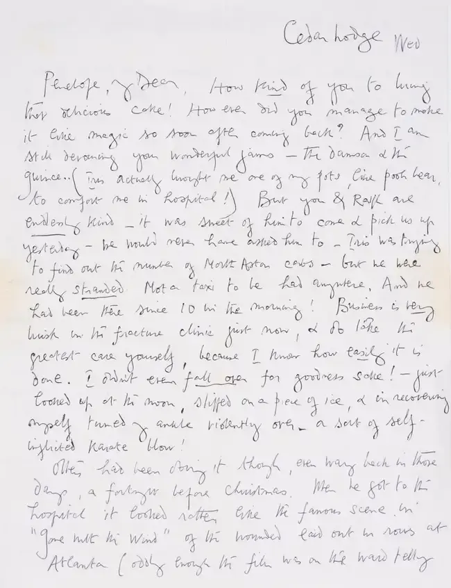 Bayley (John Oliver, husband of Iris Murdoch) 10 Autograph Letters