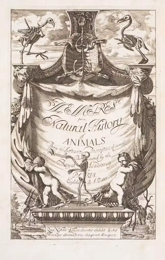 Perrault (Claude) Memoir's [sic] for a Natural History, first English