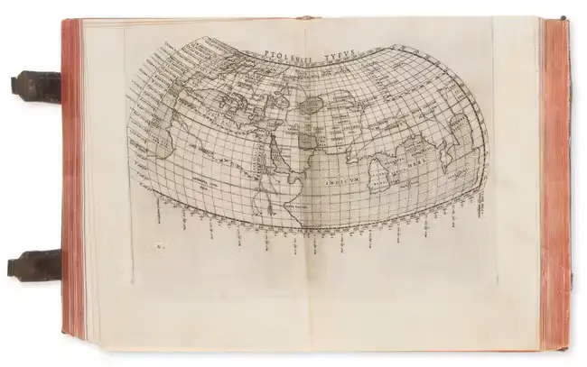 Ptolomaeus (Claudius) Geographia, first edition of Giuseppe Moleti's