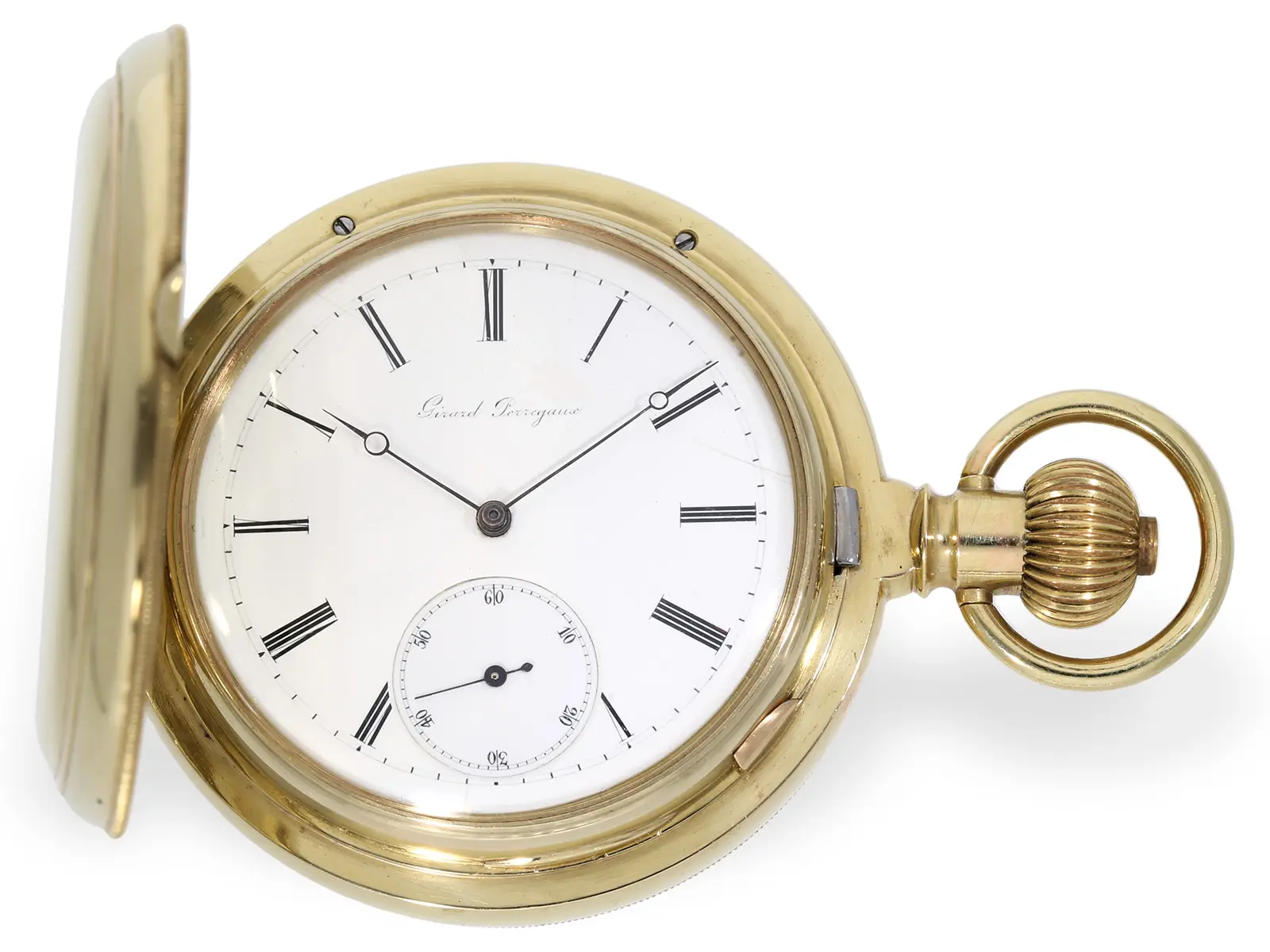Pocket watch: legendary Girard-Perregaux ‘3-bridge tourbillon’ with