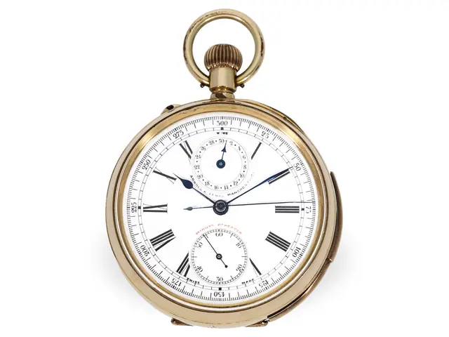 Pocket watch: attractive precision pocket watch with minute repeater