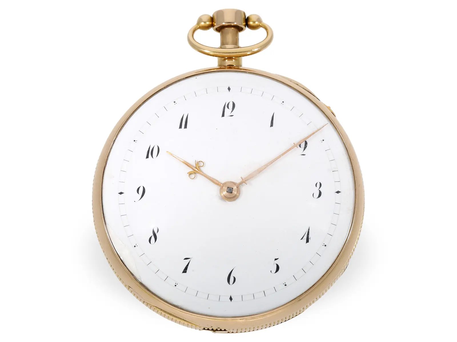 Pocket watch: extremely rare, large ‘Barillet-type’ musical watch, c. 1820