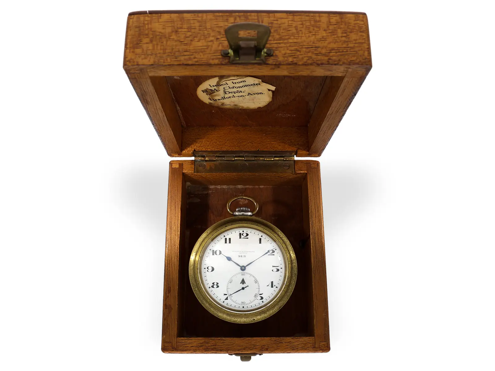 Pocket watch: Naval deck watch, Vacheron & Constantin chronometer