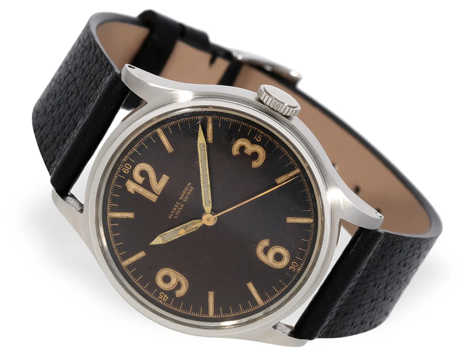 Wristwatch: extremely rare Ulysse Nardin ‘Big Aviator’ pilot’s watch
