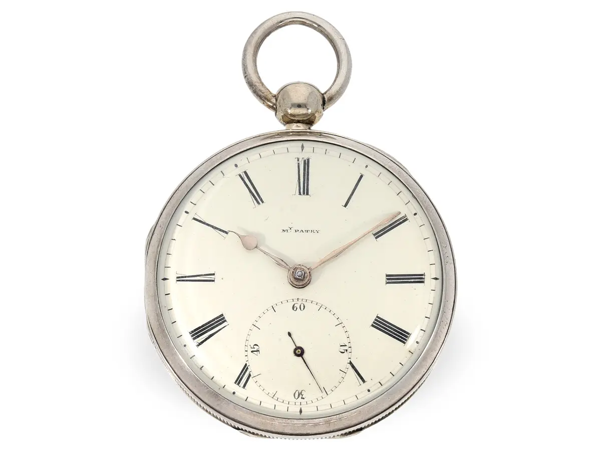 Pocket watch: extremely rare double-wheel Debaufre escapement, Patry