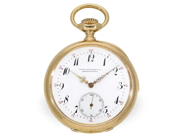 Pocket watch: very fine Geneva-made precision pocket watch with minute