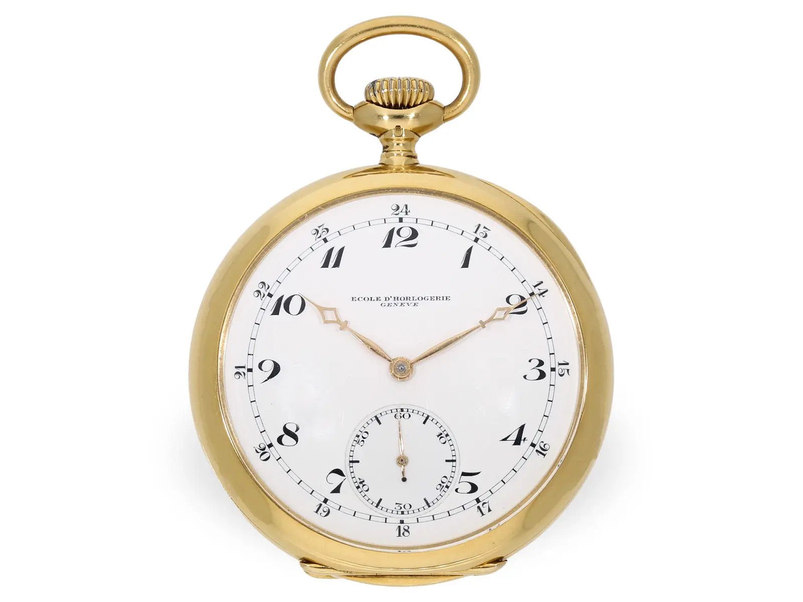 Pocket watch: significant chronometer with certificate, Geneva Watchmaking