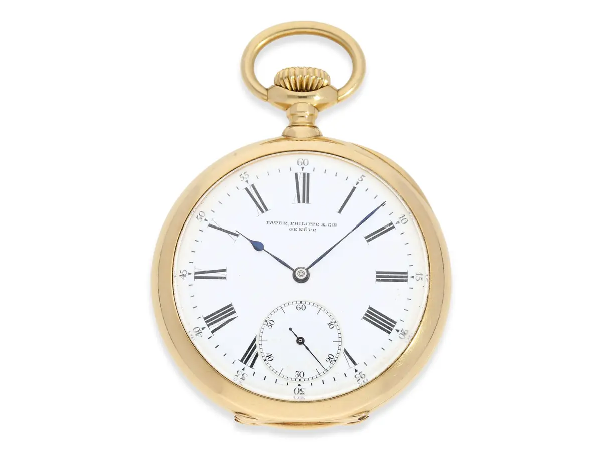 Pocket watch: very fine, heavy Patek Philippe Observatory chronometer