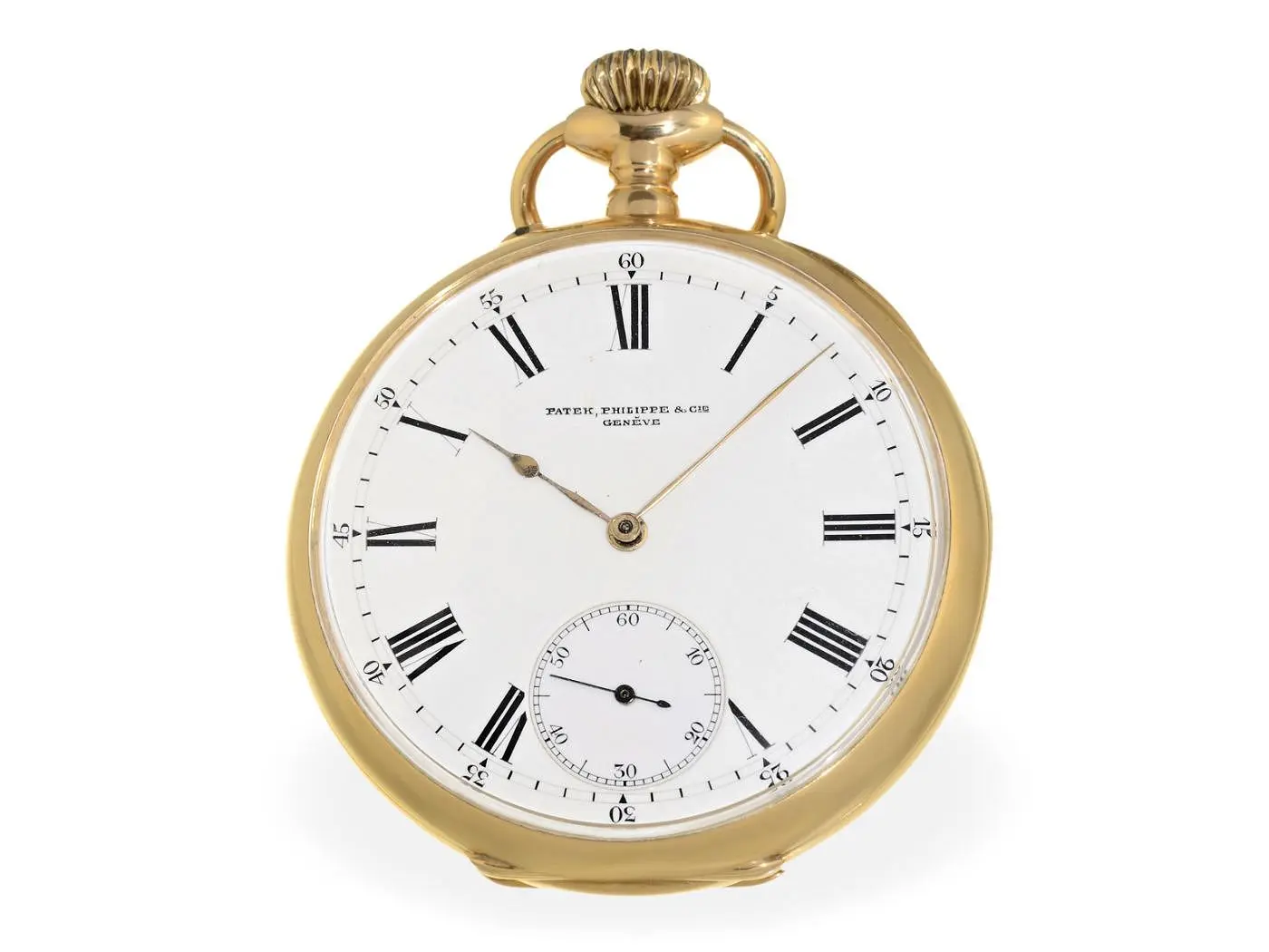 Pocket watch: one of the first Patek Philippe ‘Gondolo’ Anker chronometers