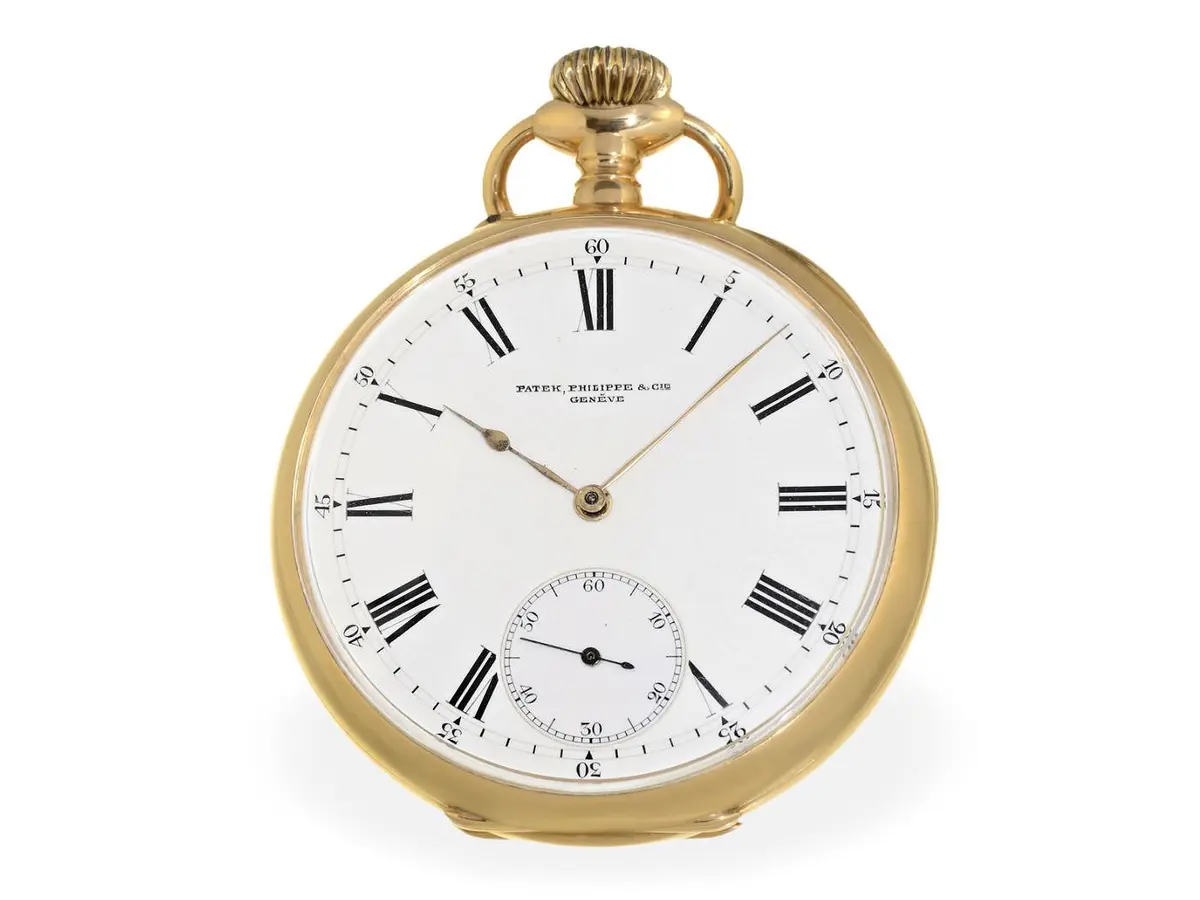 Pocket watch: one of the first Patek Philippe ‘Gondolo’ Anker chronometers