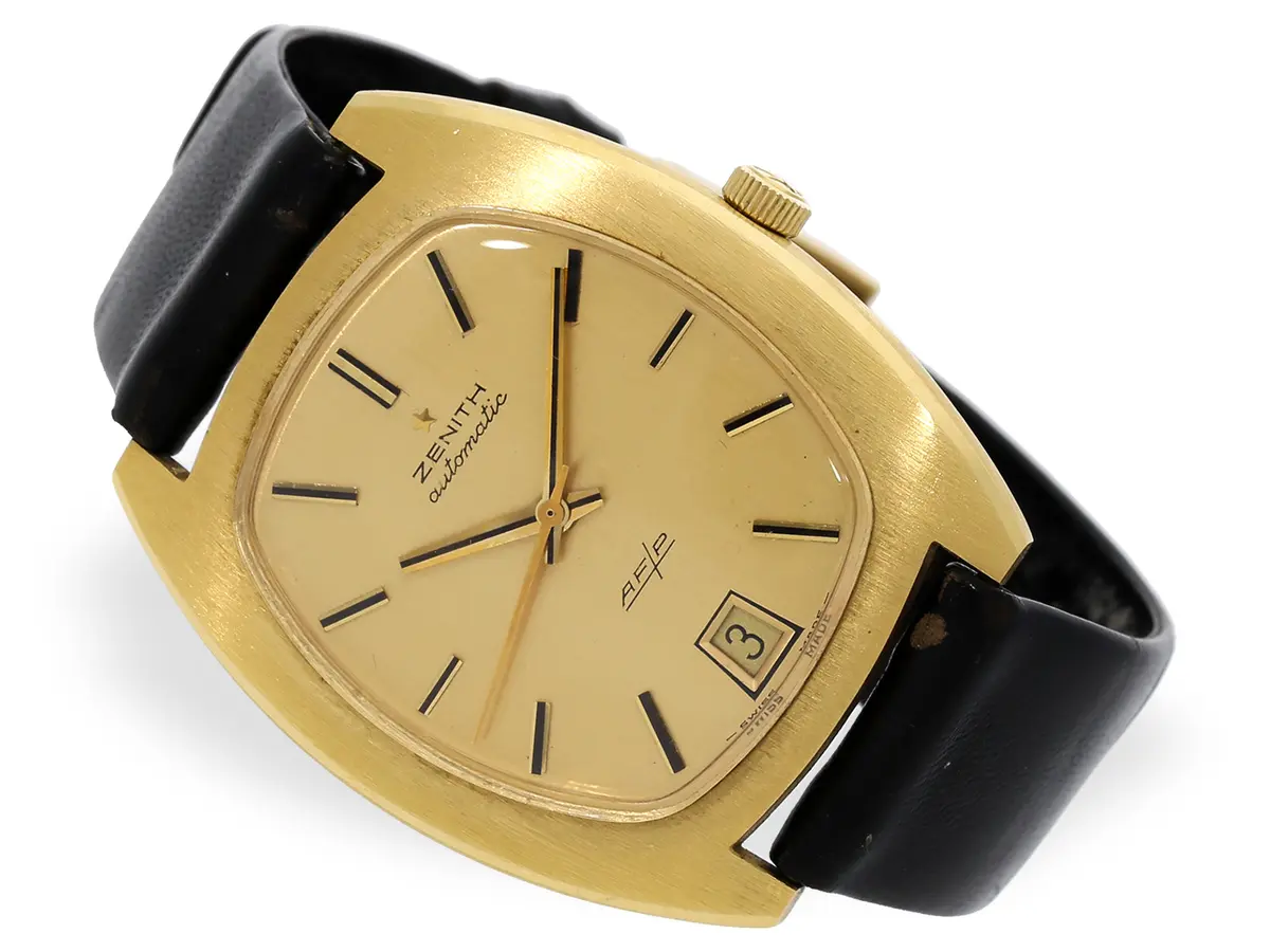 Wristwatch: rare vintage Zenith AF/P ‘Alta Frequenza Precisione’ (High-Frequency