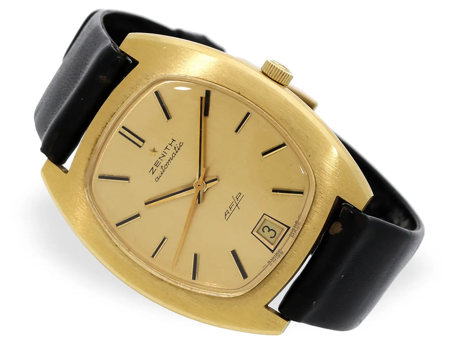Wristwatch: rare vintage Zenith AF/P ‘Alta Frequenza Precisione’ (High-Frequency
