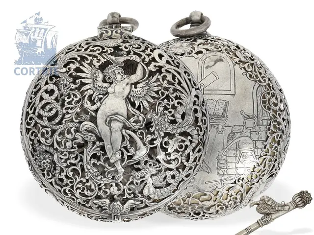 Unique North German carriage clock with hourly self-striking mechanism