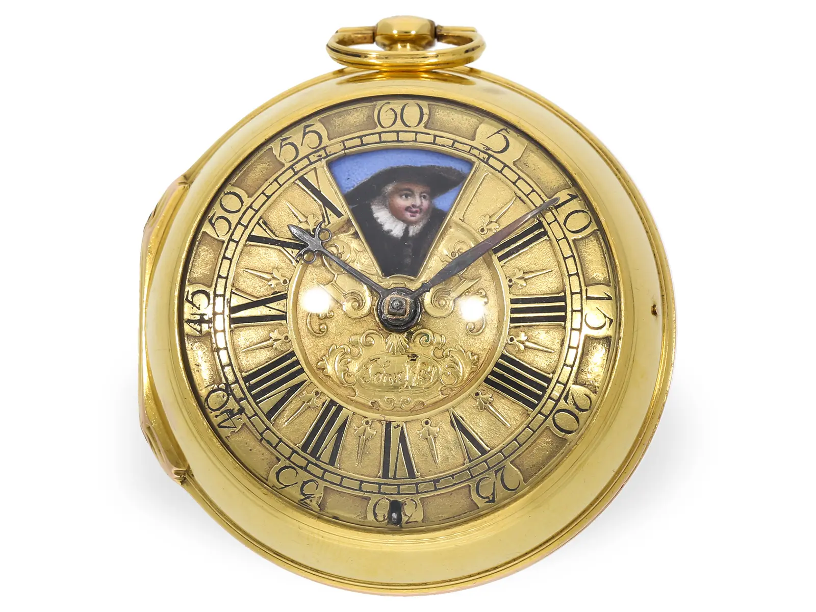 Pocket watch: a significant, extremely rare gold pocket watch with