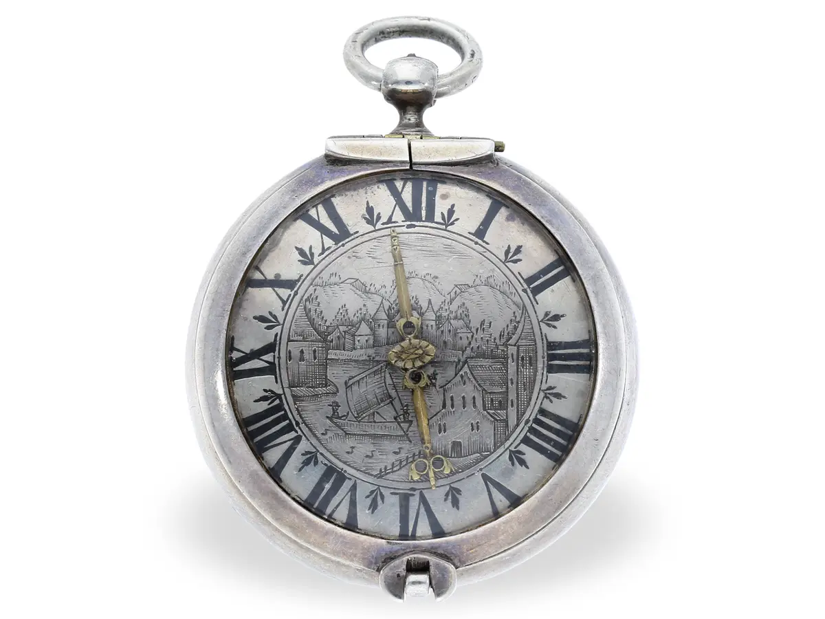 Early pendant watch in very good original condition, signed Paul Homel