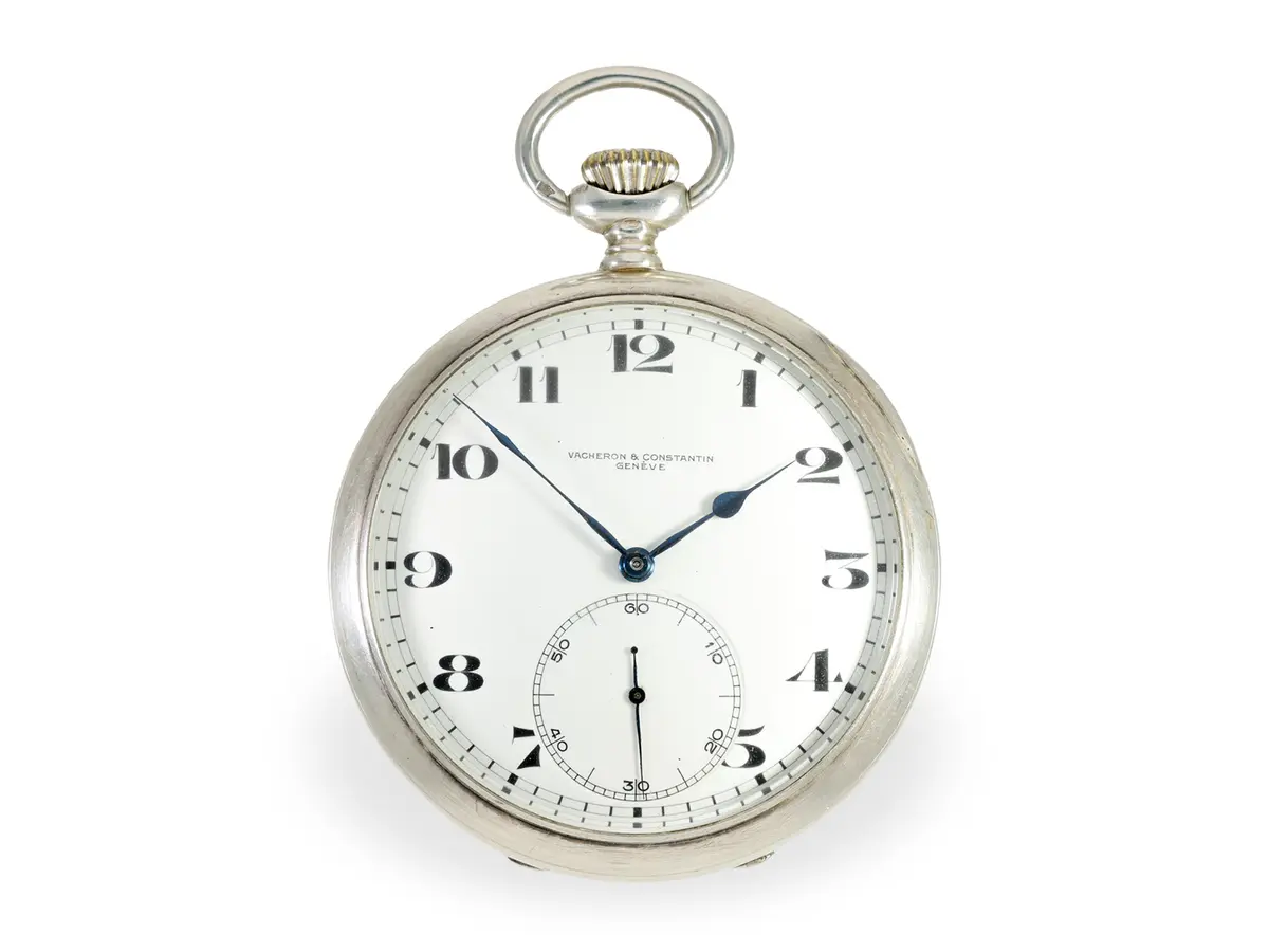 Pocket watch: large naval deck watch, Vacheron & Constantin Anker
