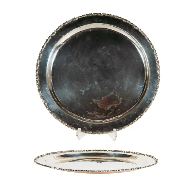 A Sterling Silver Round Tray