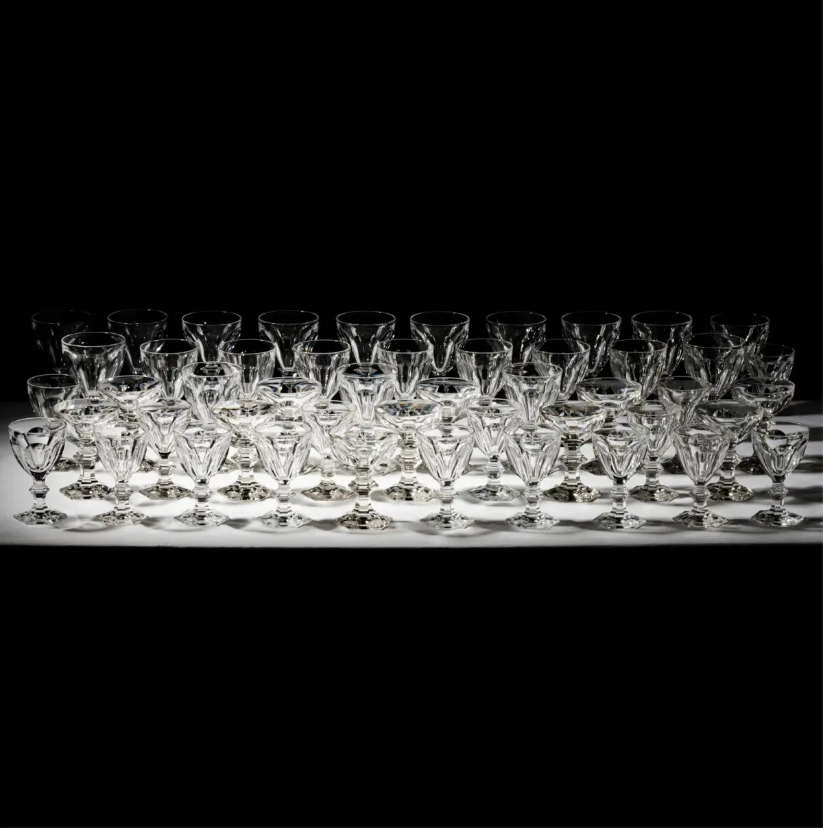 Baccarat Harcourt Crystal Stemware Service