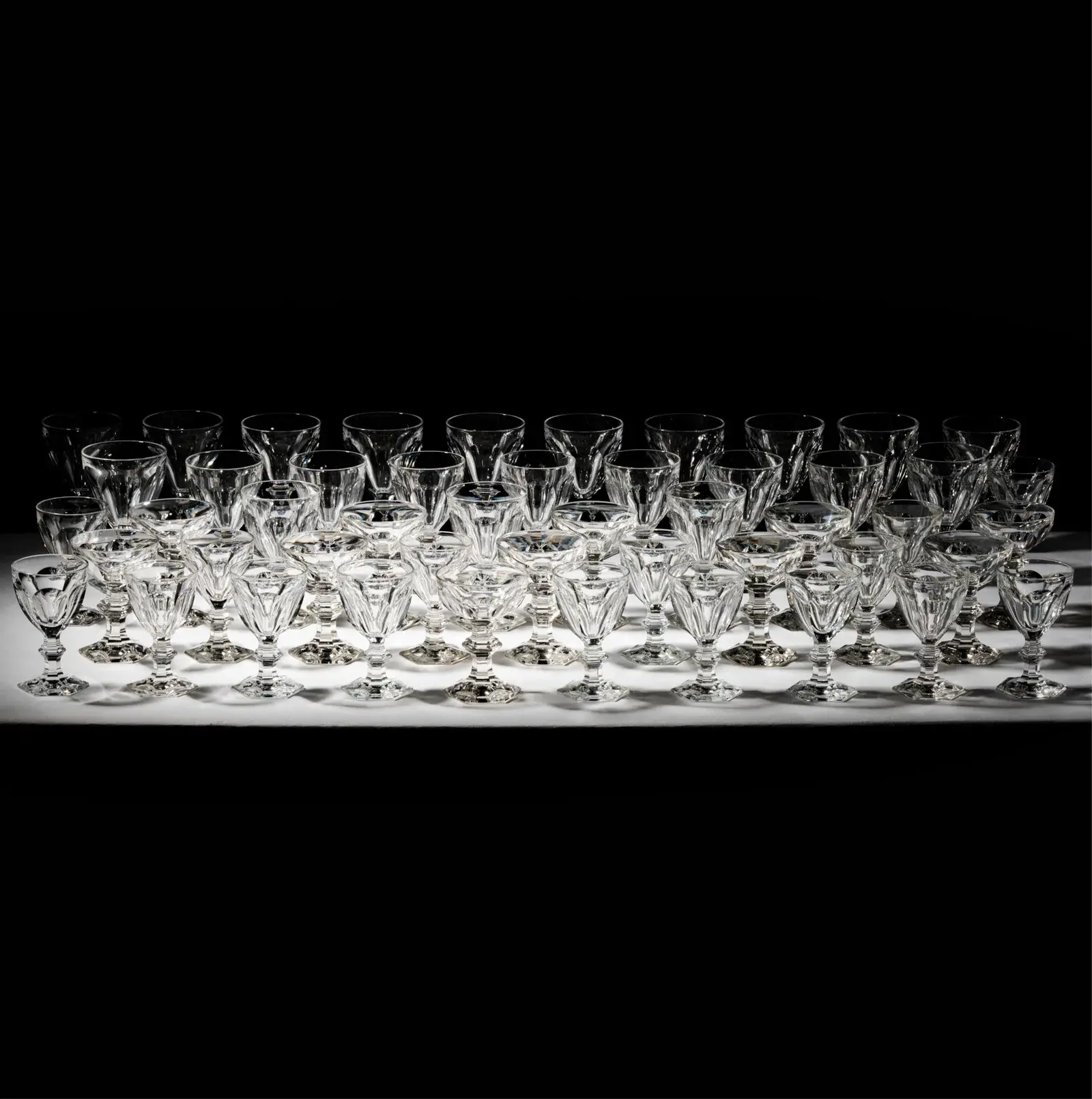 Baccarat Harcourt Crystal Stemware Service
