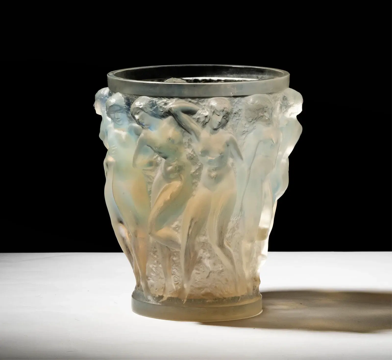 A Rene Lalique Bacchantes Vase