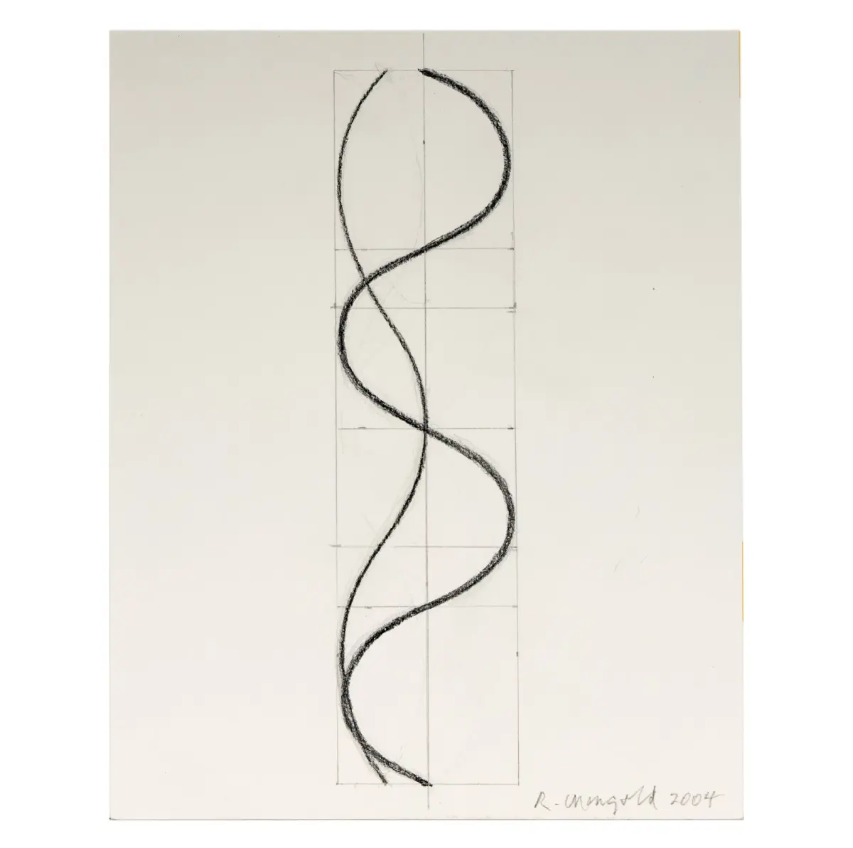 Robert Peter Mangold, American B. 1937, G3 Drawing #45