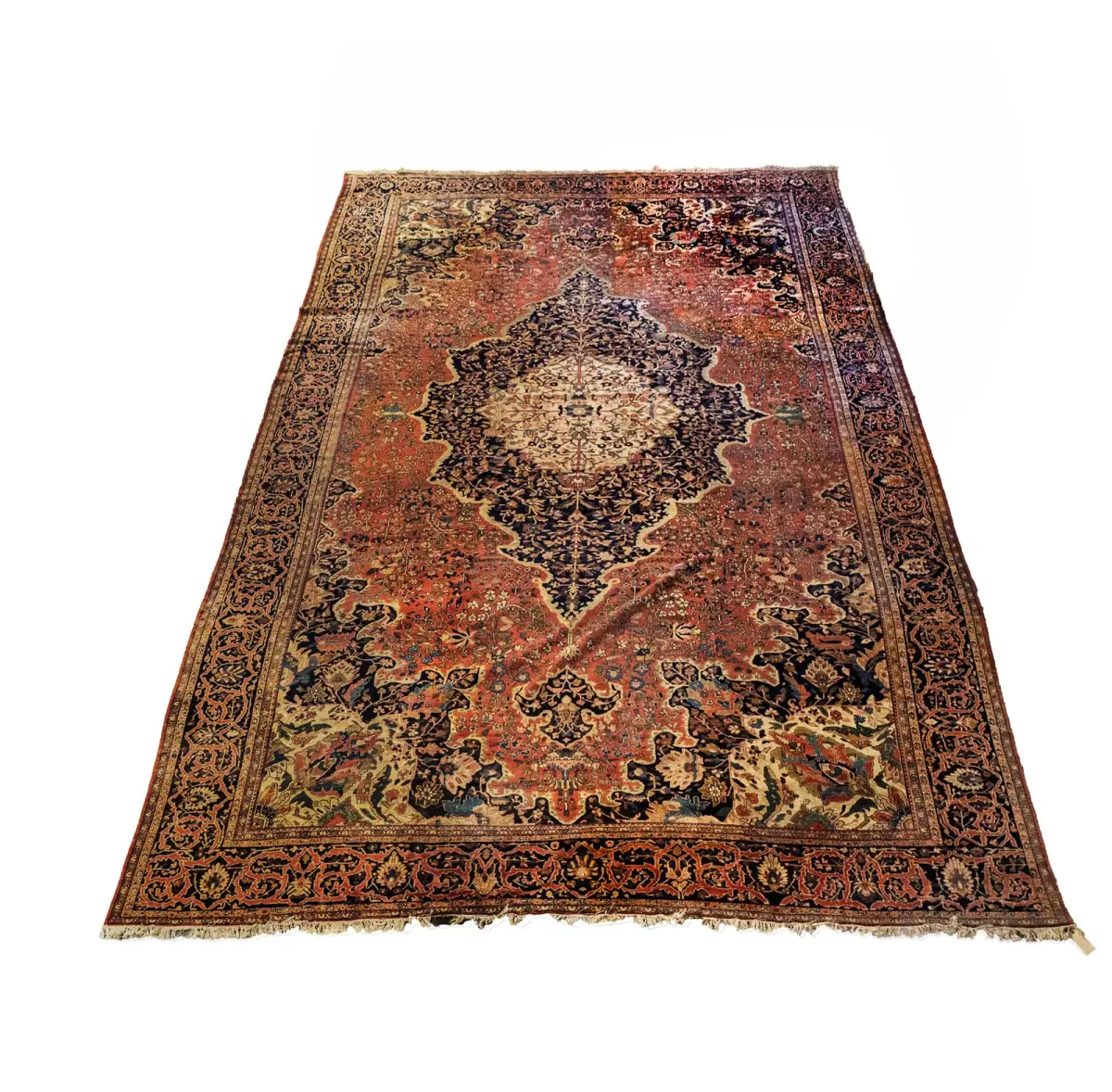 An Antique Fereghan Sarouk Rug 23'6" x 14'
