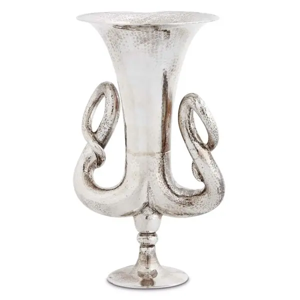 A SILVER 'BICHIEROGRAFIA' GLASS, PAMPALONI, FLORENCE, 20TH CENTURY
