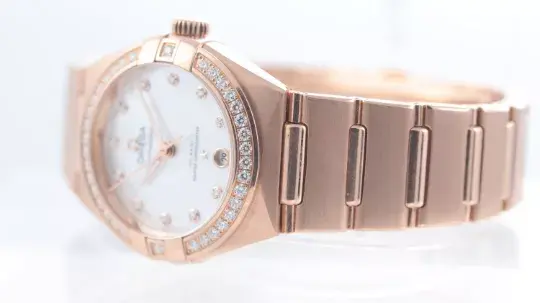Omega Constellation 18ct rose gold Ref 131.55.29.20.55.001 with Papers