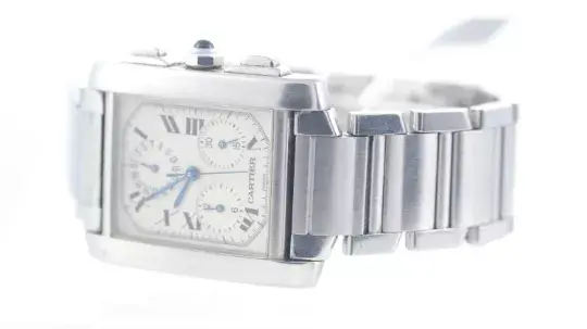 Cartier Tank Francais Chronoflex Ref 2303
