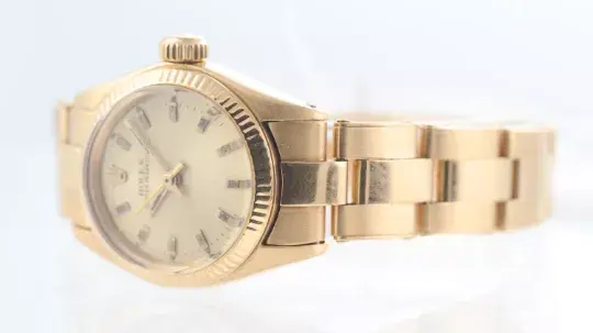 Ladies Rolex Oyster Perpetual 18ct Yellow Gold Ref 6719 Circa 1973