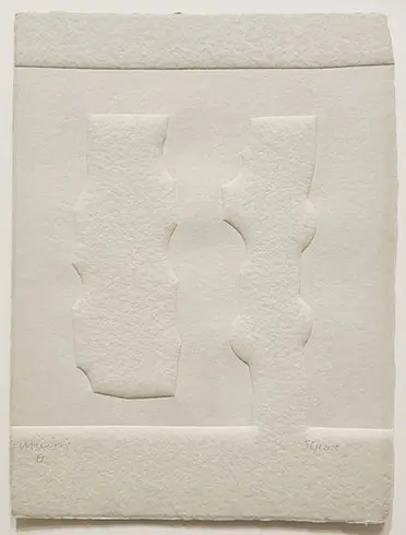 Eduardo Chillida - Gofrado "Parmenides - Le Poème VI"