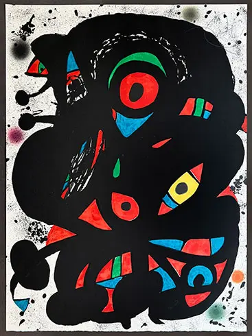 Joan Miró - Litografía "Strindberg Mappen"