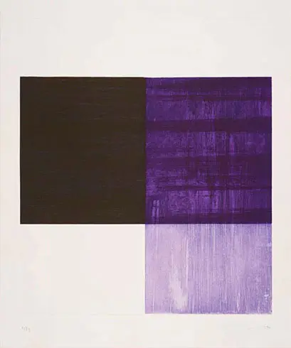 Callum Innes - Aguatinta y Lavis plancha resinada "LBV"