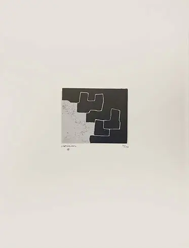 Eduardo Chillida - Grabado al Aguafuerte "Txerto"