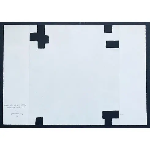 Eduardo Chillida - Grabado al Aguafuerte (Resinas) "Homenaje a Fray