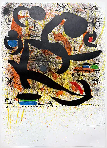Joan Miró - Litografía "Variante I"