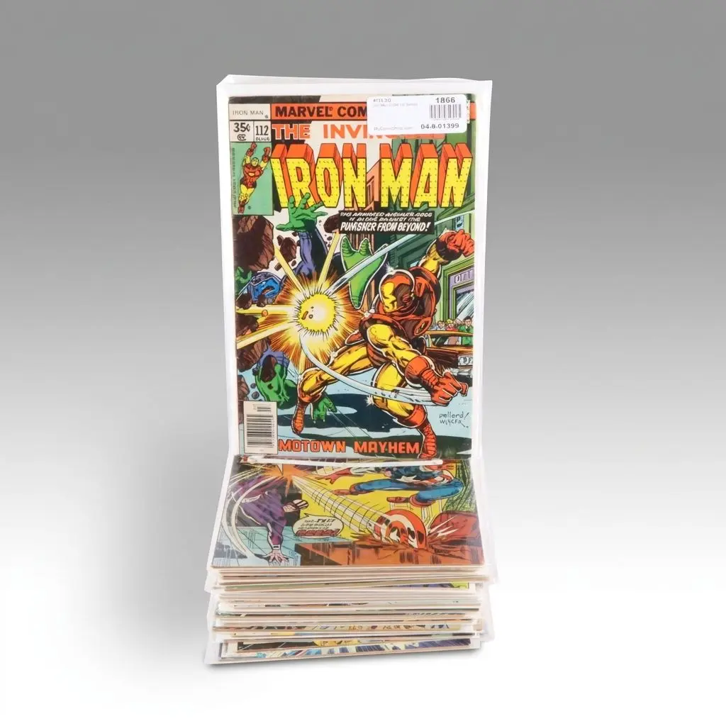Bronze Age Marvel Comic Books Featuring “Captain America” and “Iron Man”